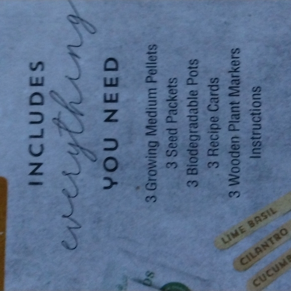 The Tipsy Gardener Botanical Margarita Grow Kit CILANTRO, CUCUMBER & LIM… - Picture 4 of 5